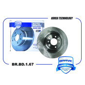 Диск тормозной Brave, передний, арт. BR.BD.1.67
