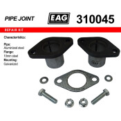 Фланцевое соединение выхлопной трубы EAG, Ø45мм, арт. 310045