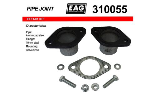 Фланцевое соединение выхлопной трубы EAG, Ø55мм, арт. 310055