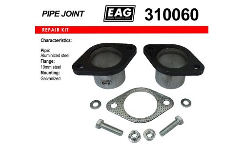 Фланцевое соединение выхлопной трубы EAG, Ø60мм, арт. 310060