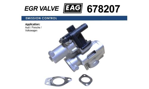 Клапан EGR AUDI A4/A5/Q7, PORSCHE CAYENNE, VW TOUAREG 2.7-3.0 TDI EAG EAG, арт. 678207