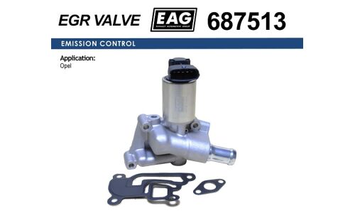 Клапан EGR OPEL CORSA C/ASTRA H/G/MERIVA 1.0-1.4 EAG EAG, арт. 687513