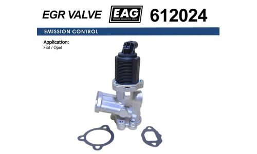 Клапан EGR FIAT DOBLO/PANDA , OPEL CORSA/TIGRA 1.3D EAG EAG, арт. 612024