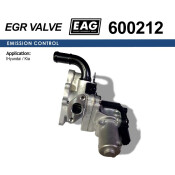 Клапан EGR HYUNDAI SANTA FE II/III/IX35, KIA SORENTO II/SPORTAGE III 2.0-2.2 CRDI EAG EAG, арт. 600212