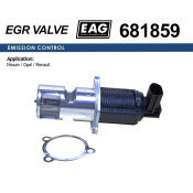 Клапан EGR NISSAN INTERSTAR, OPEL MOVANO, RENAULT LAGUNA II 2.2DCI EAG EAG, арт. 681859
