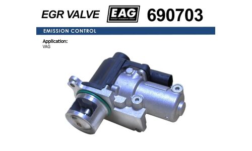 Клапан EGR VAG A3/FABIA/OCTAVIA/SUPERB/GOLF/JETTA/PASSAT /POLO/TOURAN 03- 1.9TDI/2.0TDI EAG EAG, арт. 690703