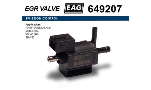 Клапан электромагнитный FORD FOCUS/GALAXY/MONDEO IV, VOLVO S60/S80/V60 EAG EAG, арт. 649207