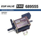 Клапан электромагнитный AUDI A3/A4/A6, SKODA OCTAVIA, VW BORA/CADDY/GOLF/PASSAT/POLO/SHARAN EAG EAG, арт. 689555