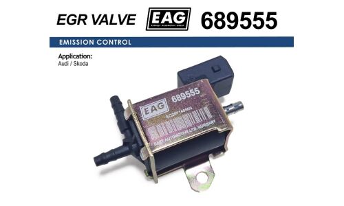 Клапан электромагнитный AUDI A3/A4/A6, SKODA OCTAVIA, VW BORA/CADDY/GOLF/PASSAT/POLO/SHARAN EAG EAG, арт. 689555