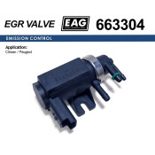 Клапан электромагнитный CITROEN C4/C5/C8/JUMPY, PEUGEOT 307/308/407/607 2.0HDI EAG EAG, арт. 663304