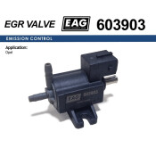 Клапан электромагнитный OPEL ASTRA G/H/INSIGNIA/ZAFIRA A/B, SAAB 9-5 1.6 LET/ 2.0LET/LEL EAG EAG, арт. 603903
