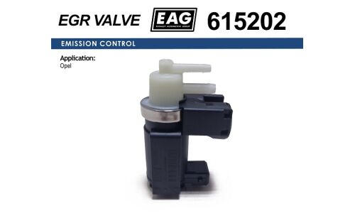 Клапан электромагнитный OPEL MOVANO/VIVARO, RENAULT ESPACE/ LAGUNA/MASTER/MEGANE/SCENIC/TRAFIC 1.9-2.5 DCI EAG EAG, арт. 615202