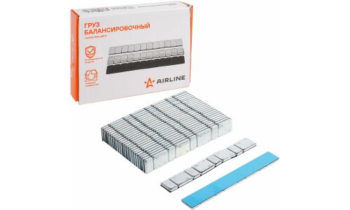 Груз балансировочный самоклеящийся стальной 4*5гр/4*10гр, 50 шт. AIRLINE, арт. ATRK171