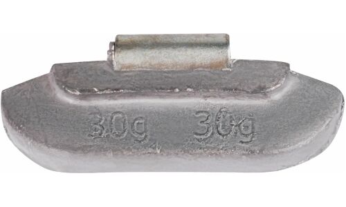 Груз балансировочный свинцовый для стальных дисков 30 гр, 100 шт. AIRLINE, арт. ATRK132