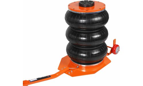 Домкрат пневматический подкатной Airline, 3 секции, 5000кг, подъём 250–400мм, арт.ABJF05