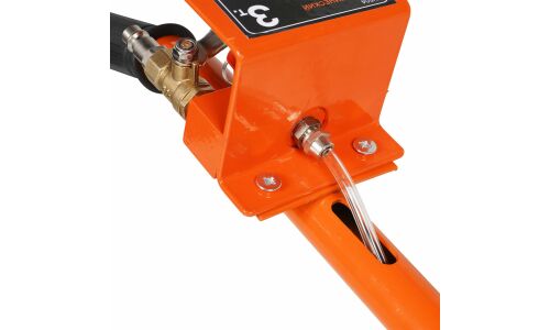 Домкрат пневматический подкатной Airline, 3 секции, 5000кг, подъём 250–400мм, арт.ABJF05