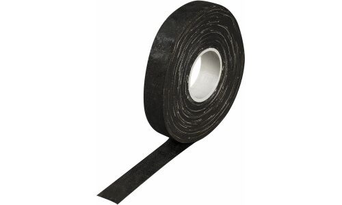 Лента клейкая изоляционная Airline, ХБ, 19мм x 16м, черная, арт. ADHB004