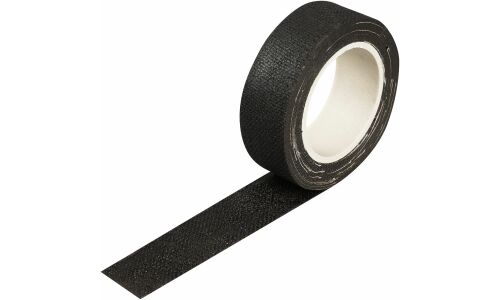 Лента клейкая изоляционная Airline, ХБ, 19мм x 4м, черная, арт. ADHB001