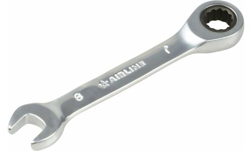 Ключ комбинированный Airline PRO, 8мм, с трещоткой, арт. ATAL013