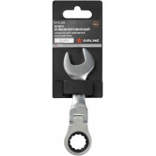 Ключ комбинированный Airline PRO, 17мм, с трещоткой, шарнирный, арт. ATAL030