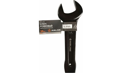 Ключ рожковый Airline, 34мм, ударный, односторонний, арт. ATAK118