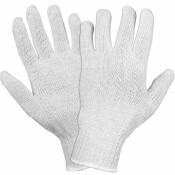 Перчатки хлопчатобумажные Airline, белые, 7.5 класс вязки, размер XL, 5 пар, арт. ADWG025