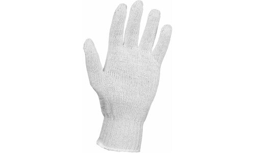 Перчатки хлопчатобумажные Airline, белые, 7.5 класс вязки, размер XL, 5 пар, арт. ADWG025