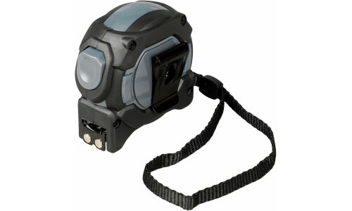 Рулетка в прорезиненном корпусе 3мх16мм PRO, автостоп, магнит. зацеп, нейлон. двуст. Шкала AIRLINE, арт. ATBQ019