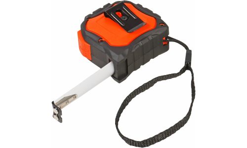 Рулетка в прорезиненном корпусе 3мх16мм, автостоп, магнитный зацеп AIRLINE, арт. ATBQ026