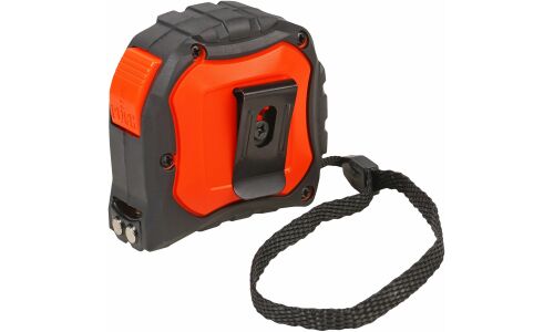 Рулетка в прорезиненном корпусе 3мх16мм, автостоп, магнитный зацеп AIRLINE, арт. ATBQ026