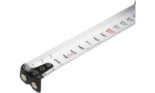 Рулетка в прорезиненном корпусе 7.5мх25мм, автостоп, магнитный зацеп AIRLINE, арт. ATBQ028