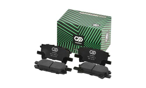 Колодки тормозные дисковые Pilenga, задние, комплект на ось (4 шт), арт. FD-P 3411 T
