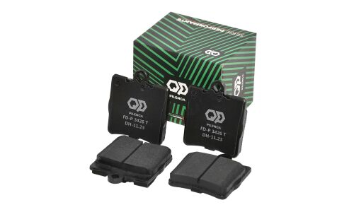 Колодки тормозные дисковые Pilenga, задние, комплект на ось (4 шт), арт. FD-P 3426 T