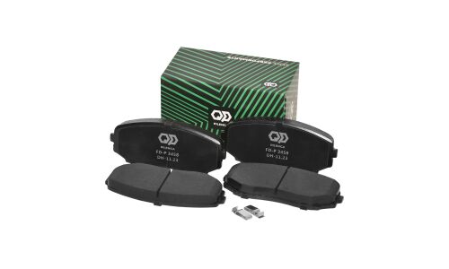 Колодки тормозные дисковые Pilenga, передние, комплект на ось (4 шт), арт. FD-P 3458