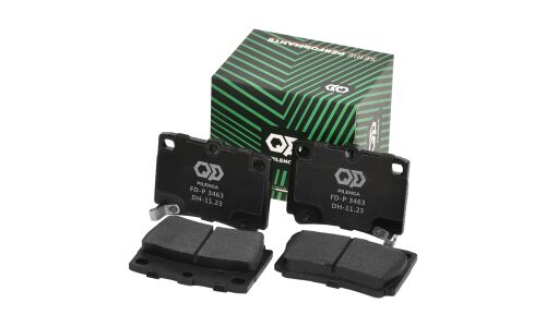 Колодки тормозные дисковые Pilenga, задние, комплект на ось (4 шт), арт. FD-P 3463