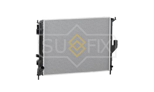 Радиатор охлаждения двигателя Sufix, паяный, для Lada Largus, арт. XG-1010