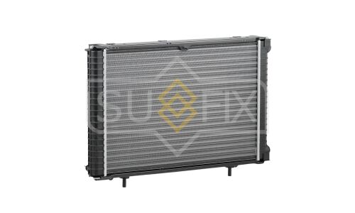 Радиатор охлаждения двигателя Sufix, сборный, для ГАЗель, арт. XG-1004