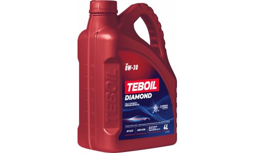 Масло моторное Teboil Diamond 0w30, синтетическое, API SN/CF, ACEA A3/B4, универсальное, 4л, арт. 3568095