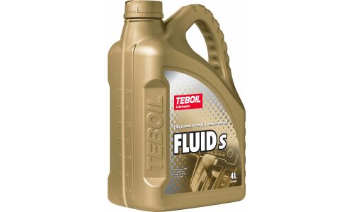 Масло трансмиссионное Teboil Fluid S, синтетическое, Dexron IIIH, для АКПП и ГУР, 4л, арт. 3566897