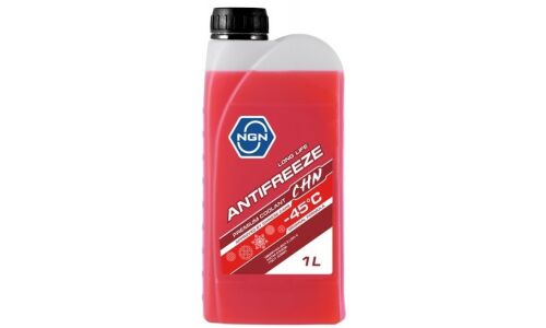 Антифриз NGN Long Life Antifreeze CHN, OAT, LEC-II, розовый, -45°C, 1л, арт. V172485953