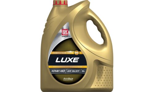 Масло моторное Лукойл Luxe 10w40 полусинтетическое, API SL/CF, универсальное, 5л, арт. 19299/3705305