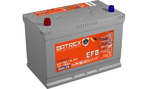 Аккумулятор Batrex Asia T-110R/135D31R, 100Ач, CCA 850A, технология EFB, арт. 4610082703070