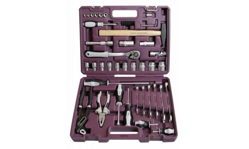 Набор инструментов Thorvik, под размеры 1/2, 1/4", комплект 77 предметов, арт. TS056