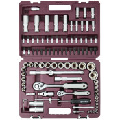 Набор торцевых головок Thorvik с трещоткой, под размер 1/2, 1/4