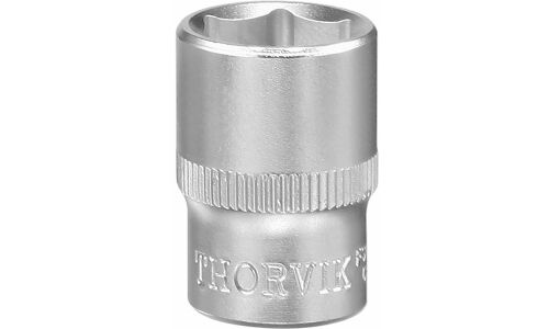 Головка торцевая Thorvik, короткая, 6-гранная, под квадрат 1/2", 27мм, арт. S13S1127