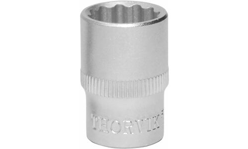 Головка торцевая Thorvik, короткая, 12-гранная, под квадрат 1/2", 16мм, арт. S13S1216