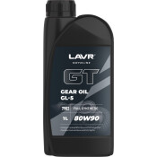 Масло трансмиссионное Lavr Motoline GT Gear Oil 80w90, синтетическое, API GL-5, для дифференциалов, 1л, арт. Ln7902 Масло трансмиссионное Lavr Motoline GT Gear Oil 80w90, синтетическое, API GL-5, для дифференциалов, 1л, арт. Ln7902