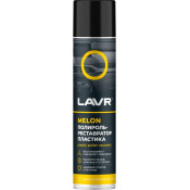 Полироль-реставратор салона Lavr Plastic Polish Recovery, для пластика, винила и резины, с защитой от УФ-лучей, аромат дыни, аэрозоль 400мл, арт. Ln2438 Полироль-реставратор салона Lavr Plastic Polish Recovery, для пластика, винила и резины, с защитой от УФ-лучей, аромат дыни, аэрозоль 400мл, арт. Ln2438