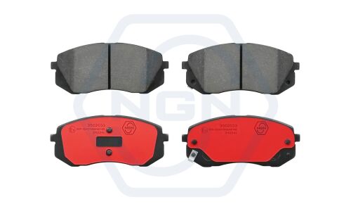Колодки тормозные дисковые NGN, передние, комплект на ось (4 шт), арт. 3502033