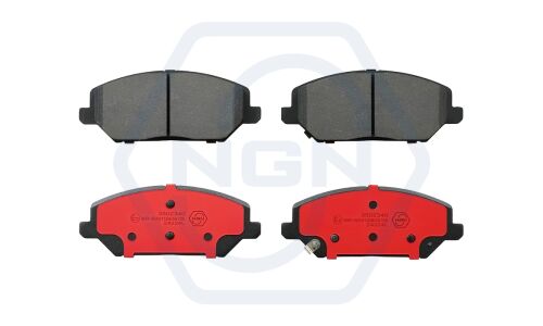 Колодки тормозные дисковые NGN, передние, комплект на ось (4 шт), арт. 3502340